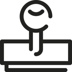 Clone Stamper Line Tracing Svg Vector, Free Vectors File